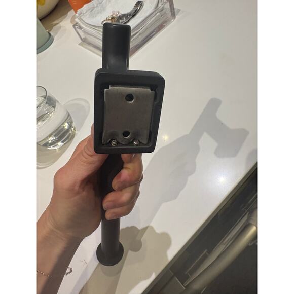 NEW Rejuvenation Allenglade Towel Ring Mid Century Black Bar - Picture 5 of 6